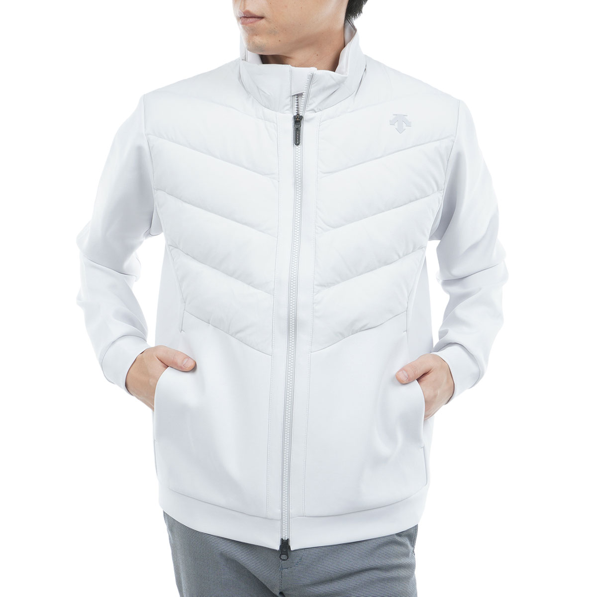 ストレッチ 防風ハイブリッドダウンジャケット(アウター(ブルゾン