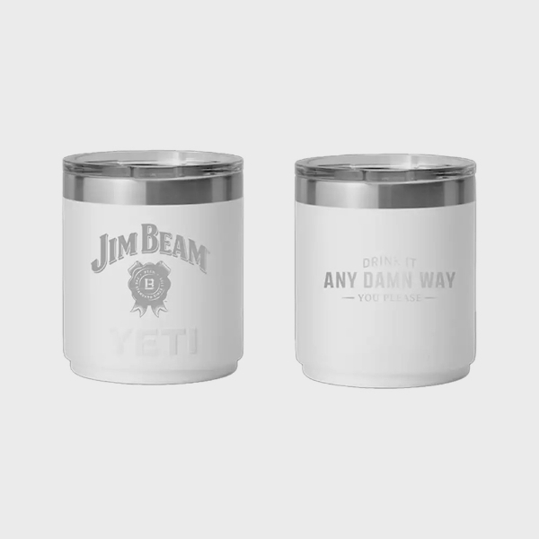 Jim Beam White 10oz Yeti Lowball | Shop Beam Distilling for