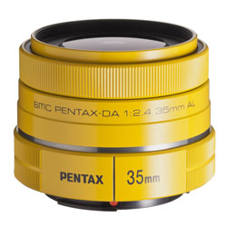 ペンタックス smc PENTAX-DA35mm F2.4 AL イエロー | 交換レンズ