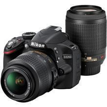 ニコン D3200 200mmダブルズームキット ブラック | デジタル一眼レフ