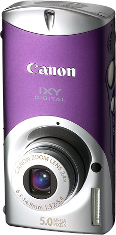キヤノン（CANON）IXY DIGITAL L3 モルフォバイオレッド【500万画素