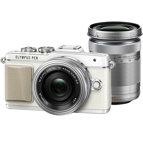 オリンパス PEN Lite E-PL7 EZ ダブルズームキット ホワイト | ミラー