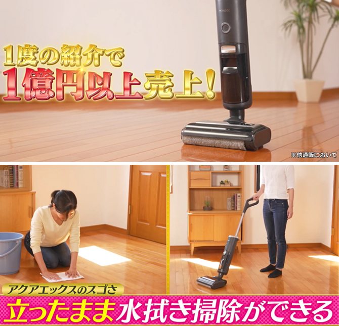 ミンドー アクアエックス（Mindoo AquaX）／MIA-N001／水拭き掃除機