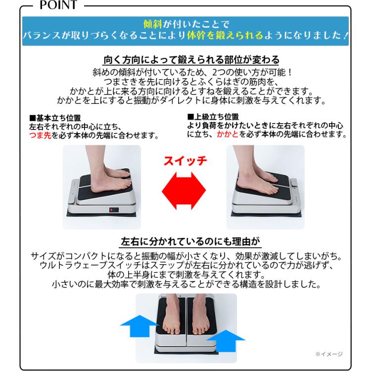 振動フィットネスマシン ポルト ウルトラウェーブ スイッチ | TBS