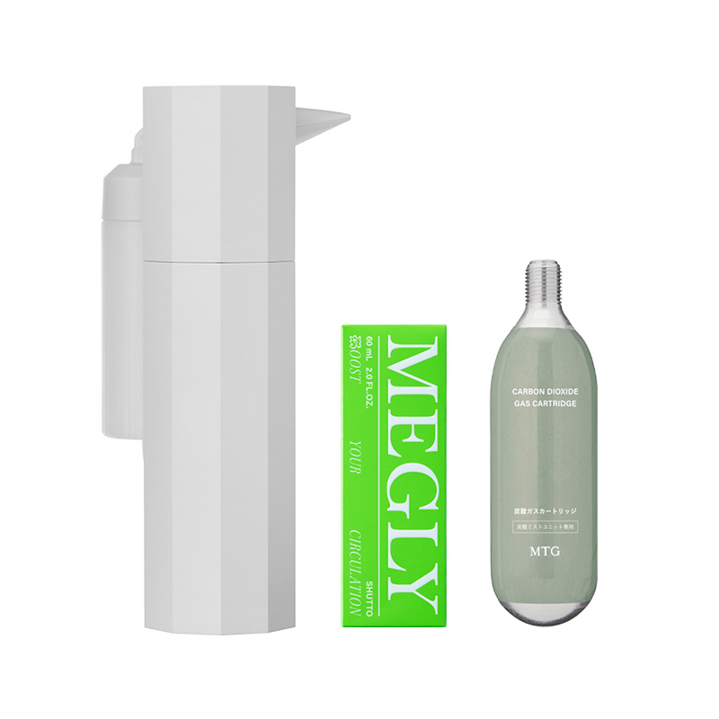 MEGLY メグリー 炭酸ミスト 本体(中古)＋ガス＋化粧水セット MT