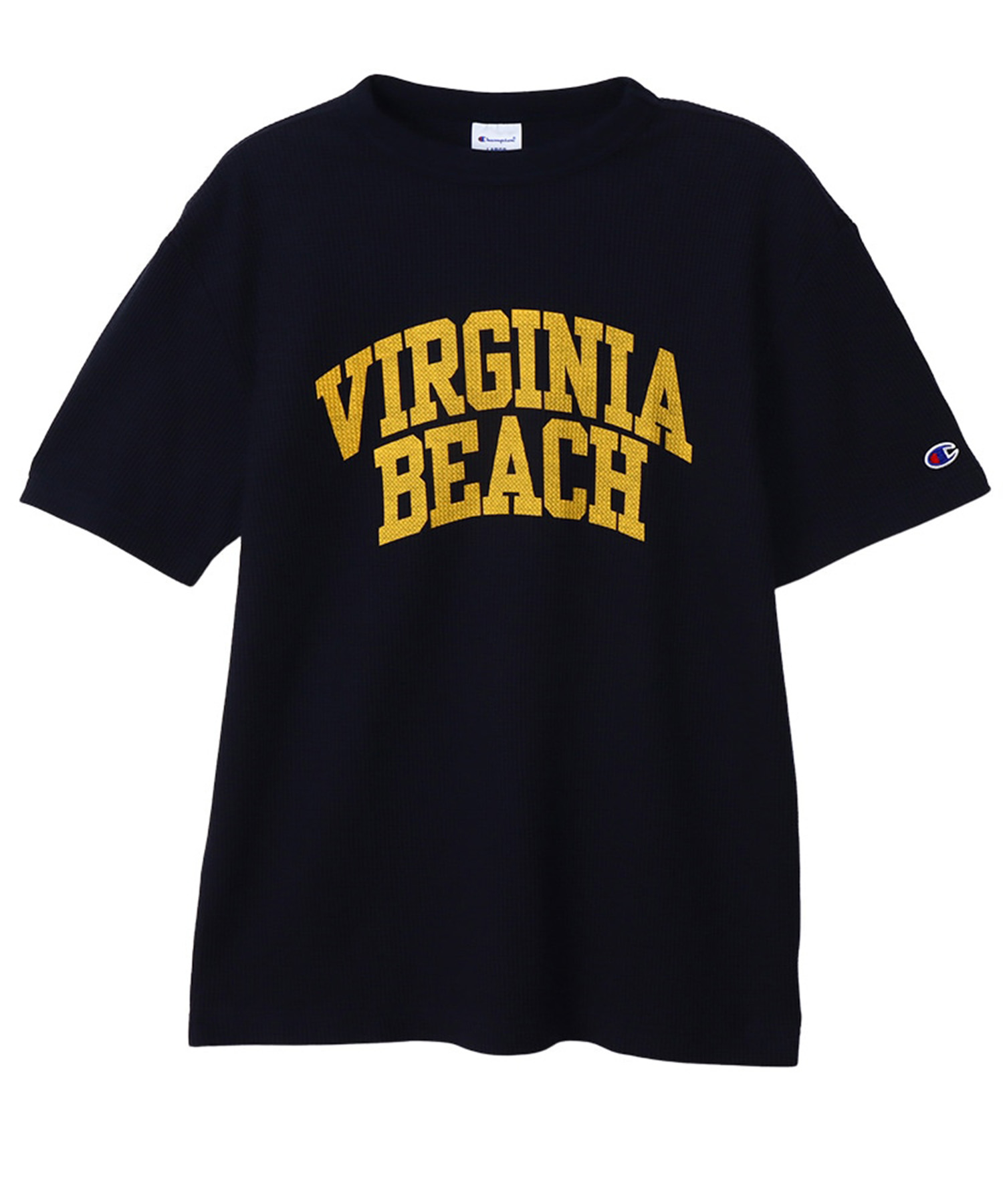 Champion（チャンピオン） Tシャツ メンズ 半袖 ワッフル素材 カレッジ