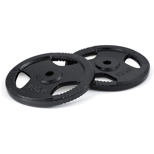 バーベル 用 プレート 穴あき 10kg 2個セット 追加 ダンベルプレート