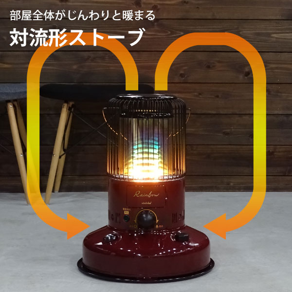 TOYOTOMI（トヨトミ） 対流形 石油ストーブ RB-250(R) マルーンレッド