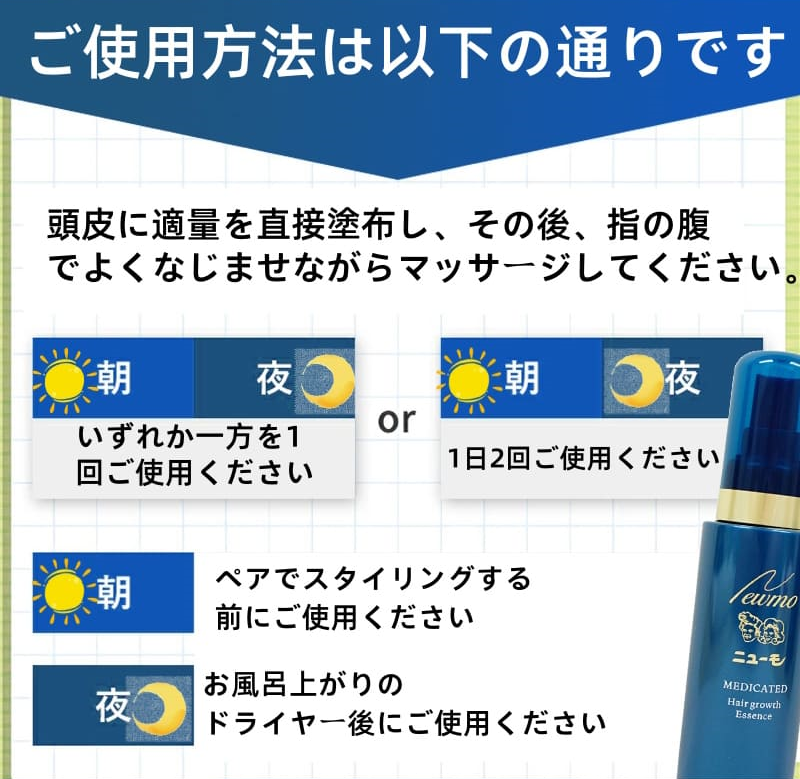 ニューモ 育毛剤 75ml 4本セット 男女兼用 スカルプケア 剤 医薬部外品