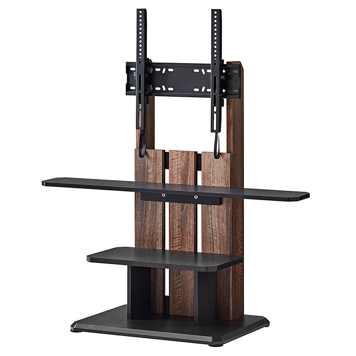 朝日木材加工 壁寄せテレビ台 キャスター付き TVラック テレビスタンド