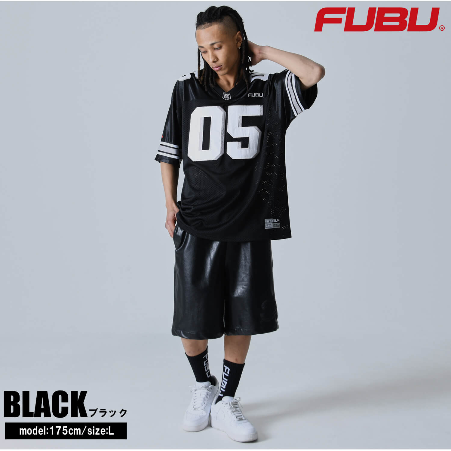 FUBU（フブ） ゲームシャツ メンズ 半袖 シャツ ヒップホップ 古着風