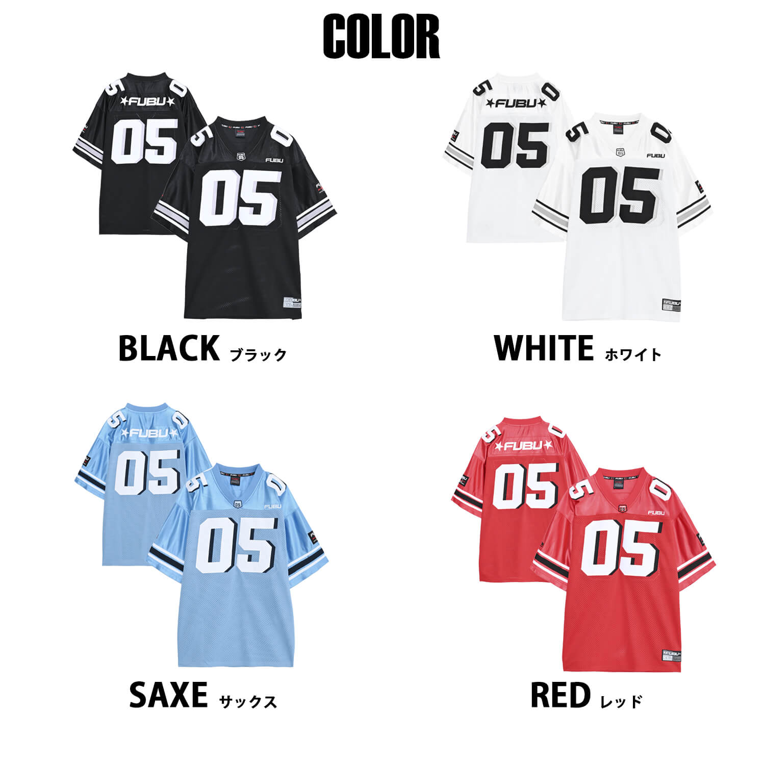 FUBU（フブ） ゲームシャツ メンズ 半袖 シャツ ヒップホップ 古着風