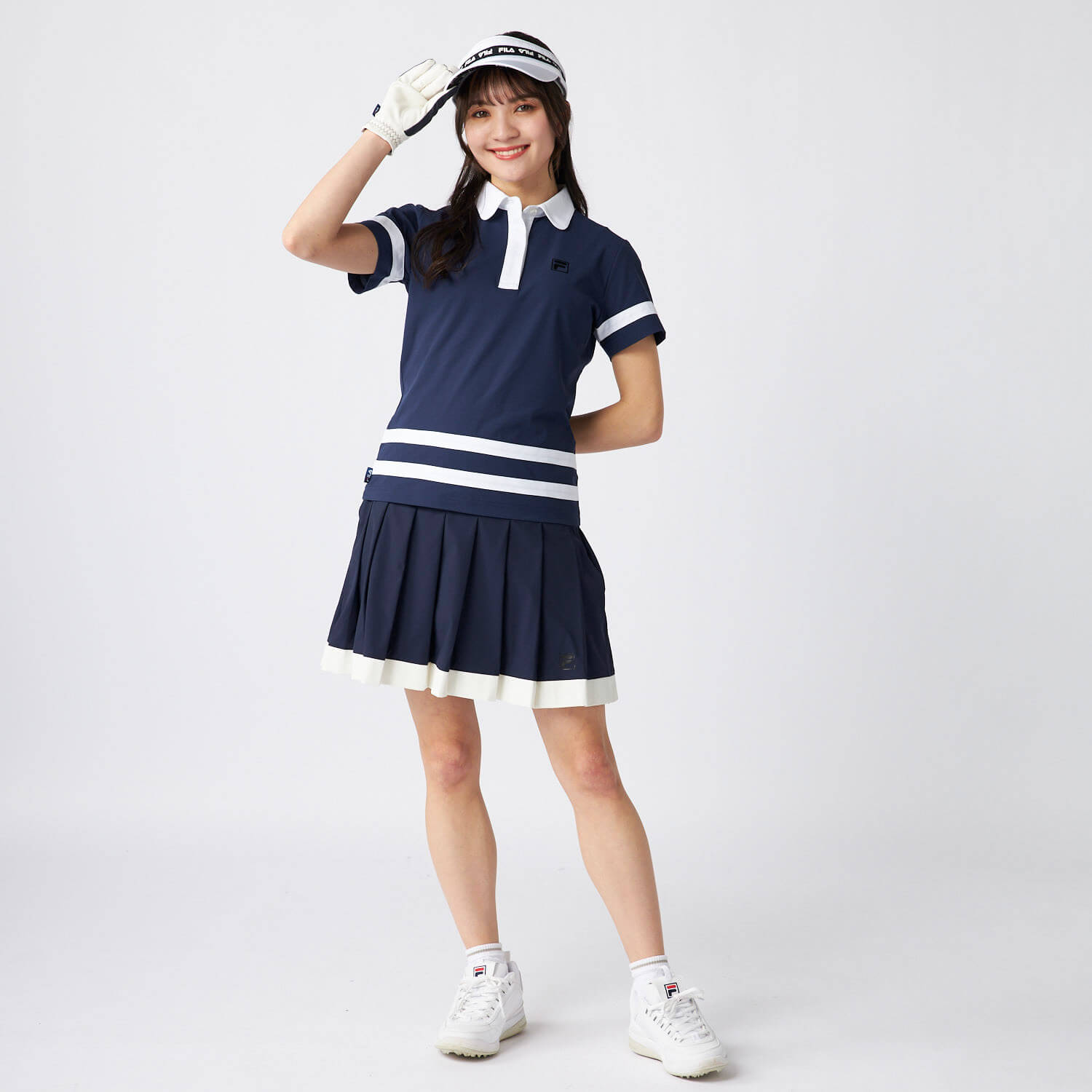 FILA GOLF FILAGOLF フィラゴルフ セットアップ レディース ポロシャツ