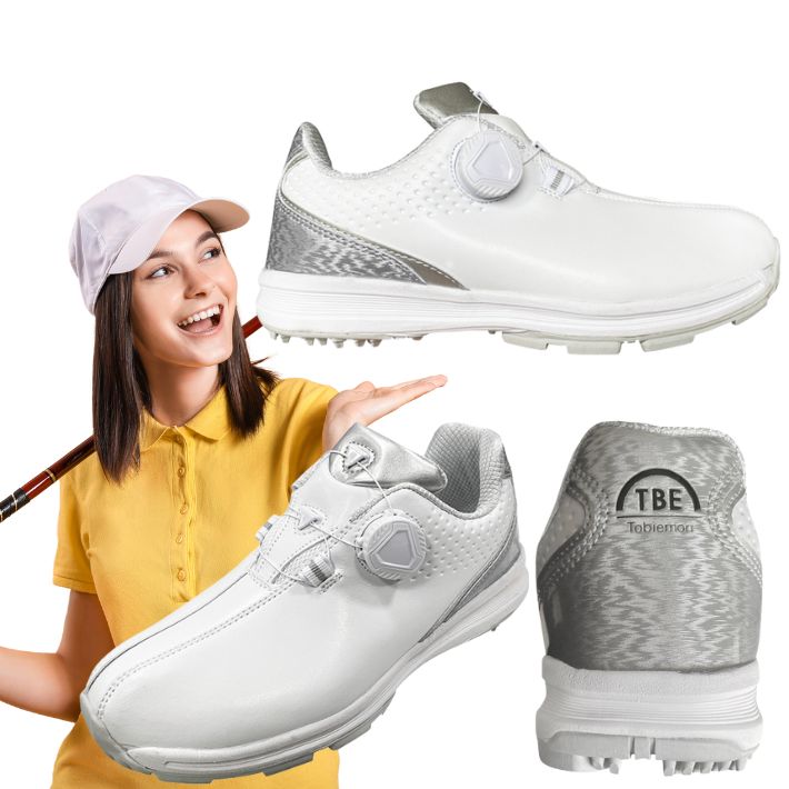 飛衛門（TOBIEMON） レディース ゴルフシューズ スパイクレス ダイヤル