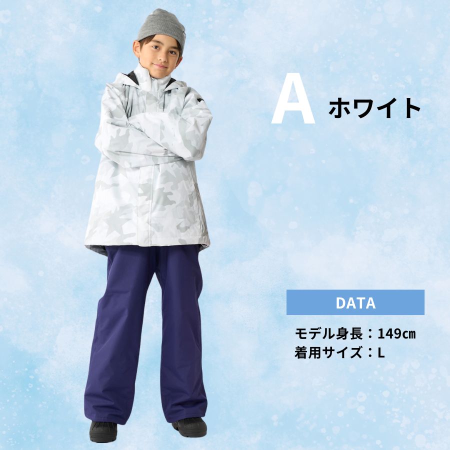 BURTON 子ども用スキーウェア グレー/オレンジ120cm BURTON 子ども用