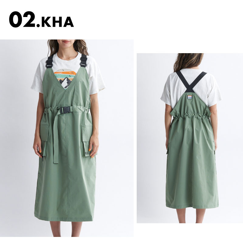 ROXY（ロキシー） ジャンパースカート GREEN RIVER JUMPER SKIRT