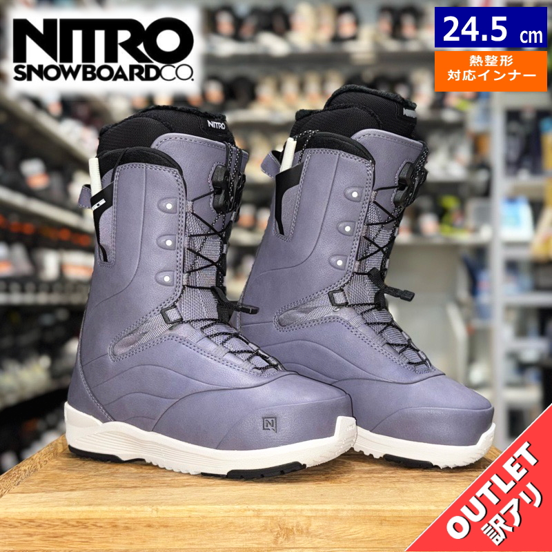 ラスト1点】 【OUTLET】24-25 NITRO CROWN TLS カラー:LILAC 24.5cm
