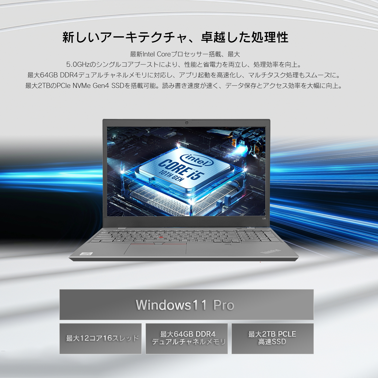 Lenovo（レノボ） 中古ノートパソコン Lenovo ThinkPad L15 Gen3 第12
