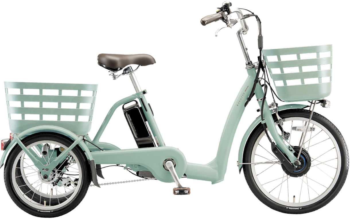 RAKUTTO パンクしない ブリヂストン 電動アシスト三輪自転車