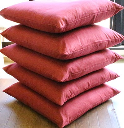 座布団 和美 5枚組 座布団中身+カバー付き 55×59cm 銘仙判 日本製 綿