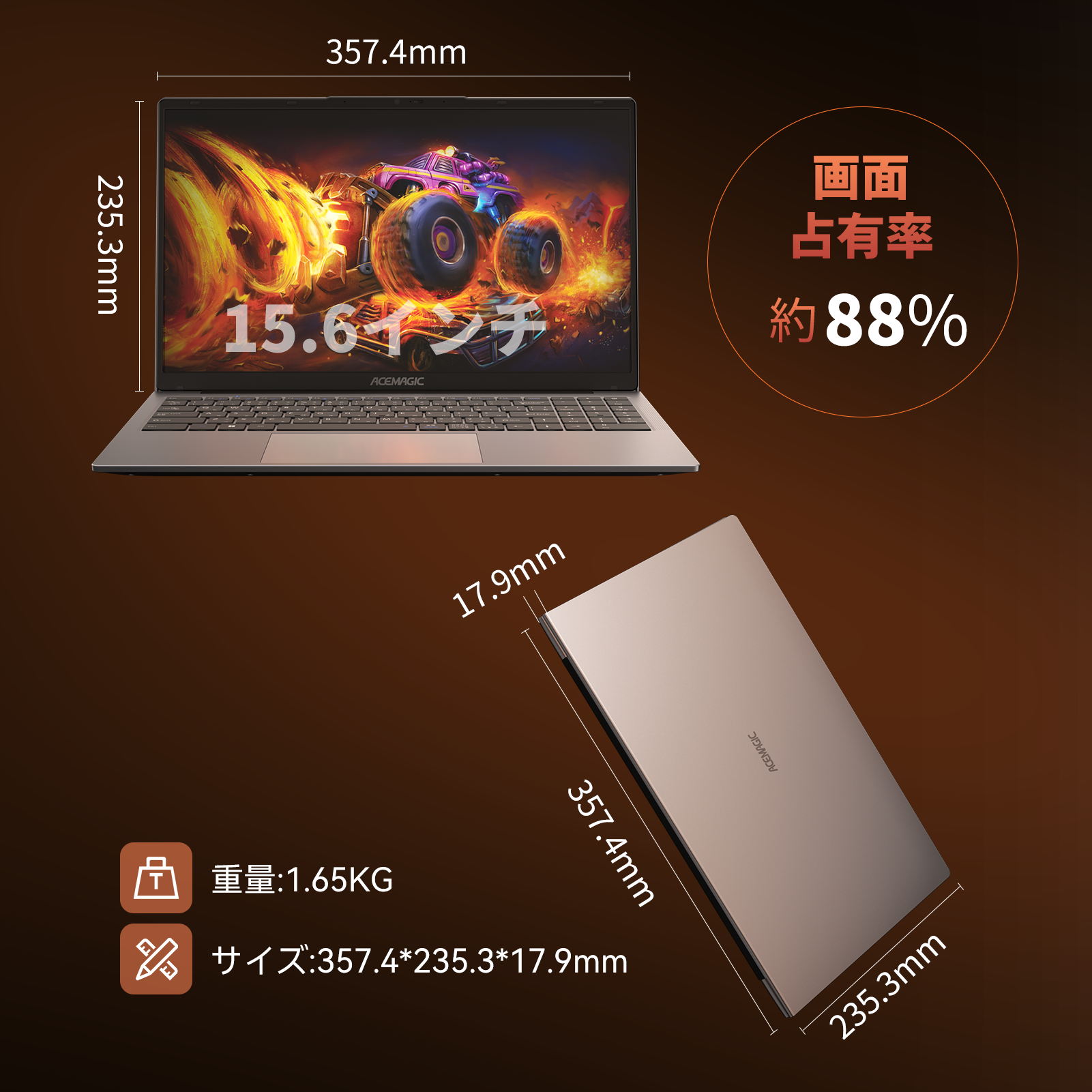 ノートパソコン AMD Ryzen5 7430U ノートPC 6C12T 15.6インチ メモリ