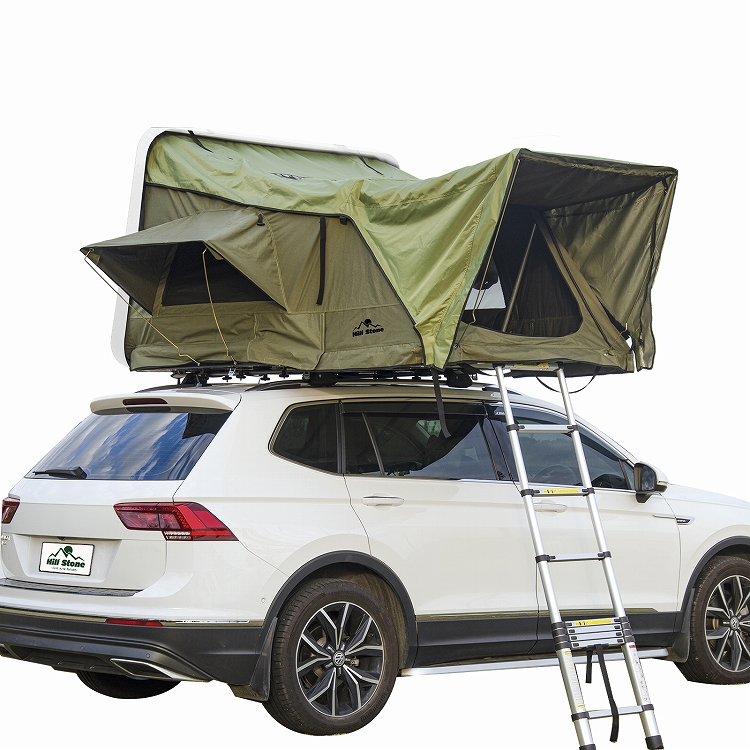 ルーフテント 車上テント カールーフテント 天窓 車上泊 はしご付