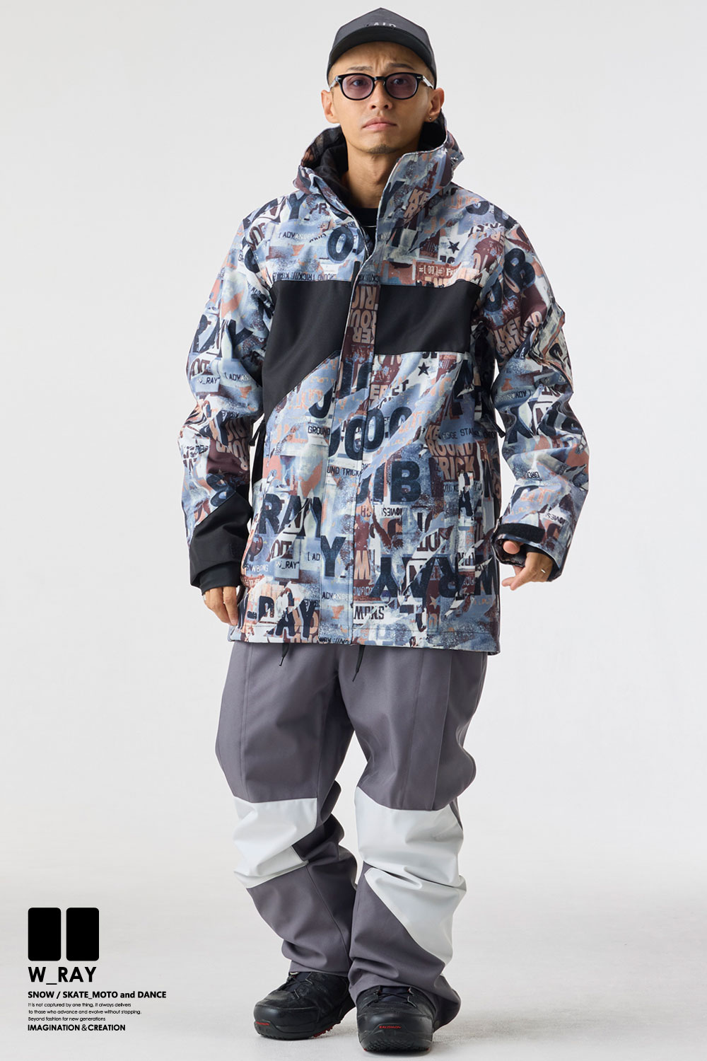 リアリズム スノーボード ウェア メンズ レディース 上下 セット