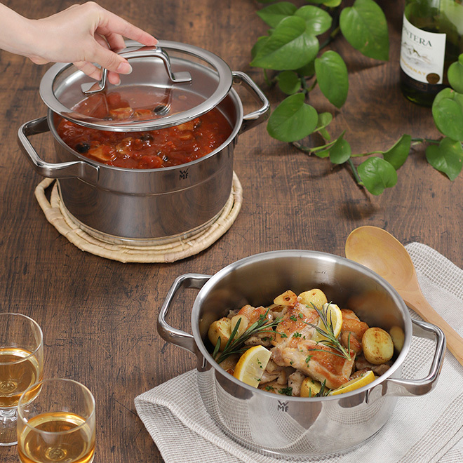 WMF（ヴェーエムエフ） ステンレス 鍋 3点セット コンパクトクイジーン