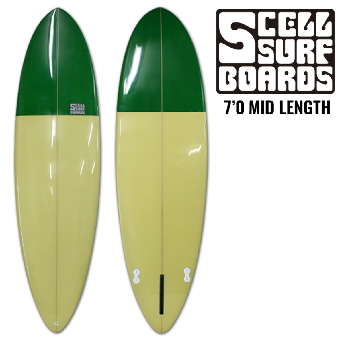 SCELLセル サーフィン サーフボード ファンボード ミッドレングス GR 7