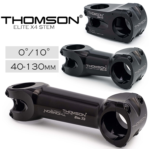 THOMSON（トムソン） 自転車 ステム THOMSON ELITE X4 STEM ブラック