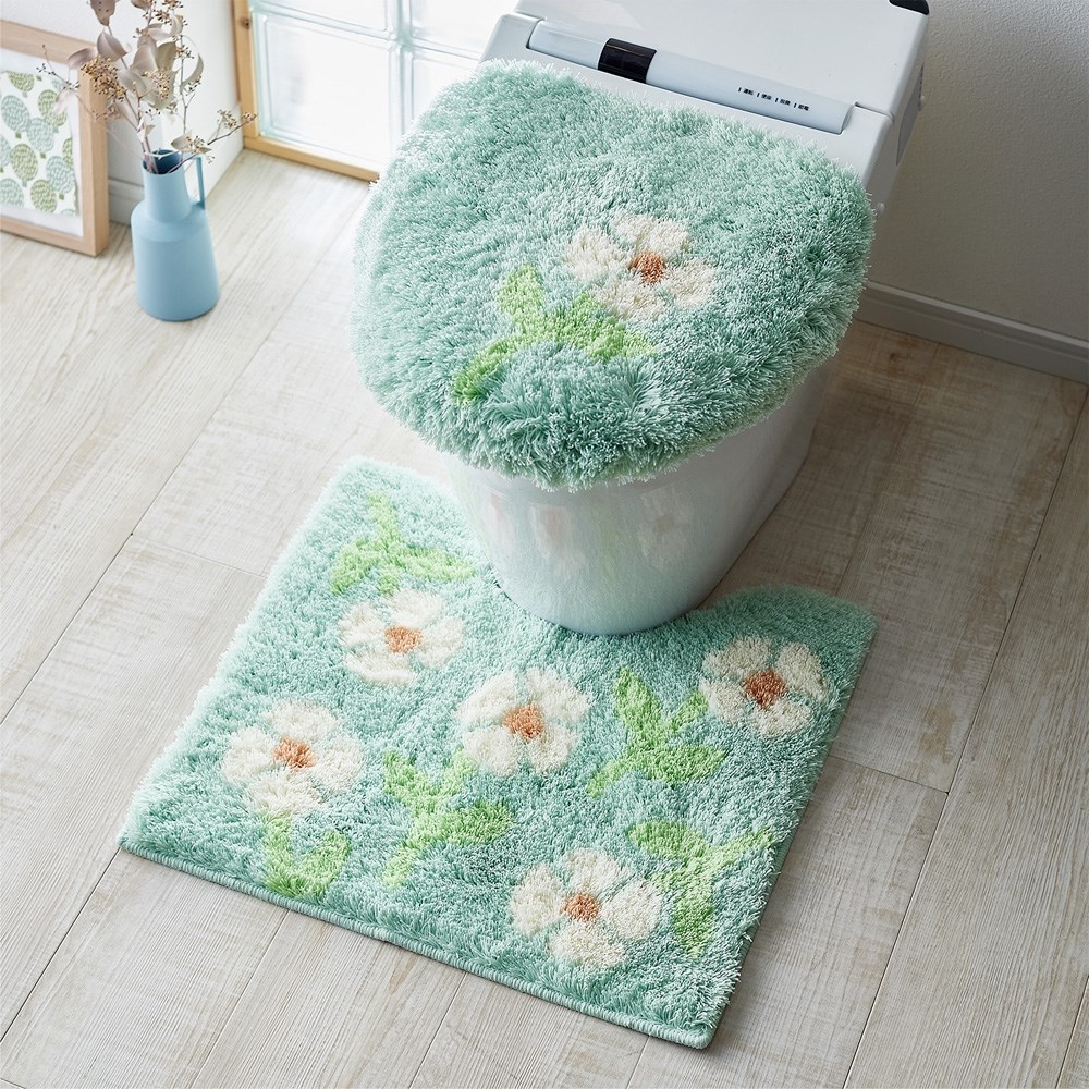 ベルメゾン（BELLE MAISON） ふんわりシャギーのトイレマット