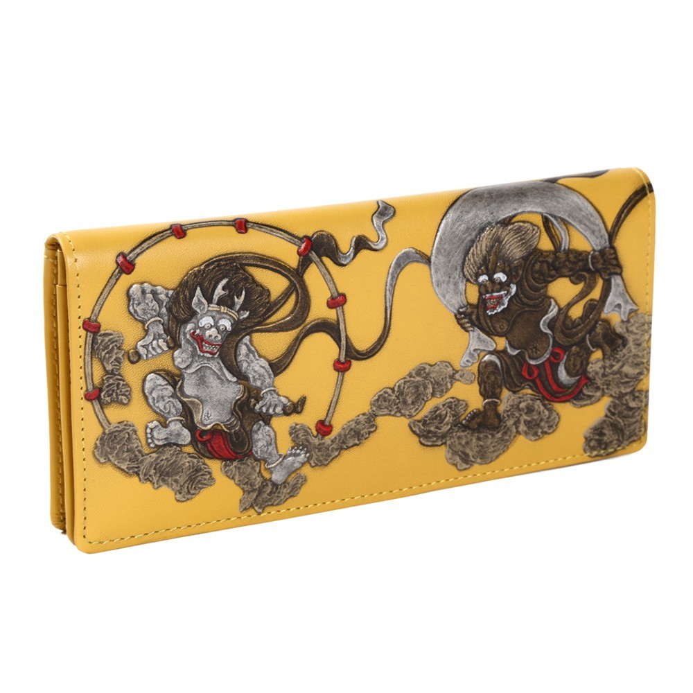 長財布 メンズ 財布 Men’s 和柄 風神雷神 開運財布 金運財布