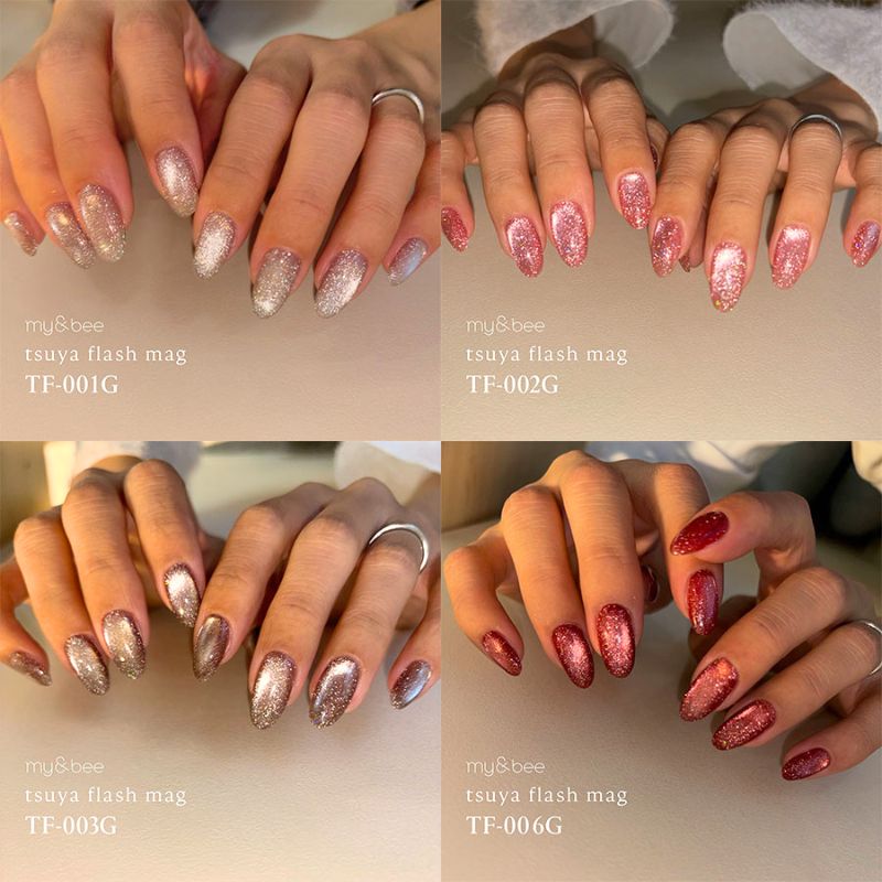 マイビー my＆bee つやフラッシュマグ 8ml 12色からご選択 TF-001Gから