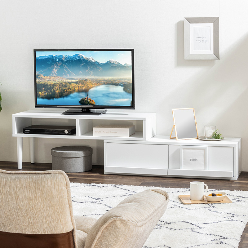 MINT テレビ台 ローボード テレビボード コーナー 伸縮 幅96 幅183