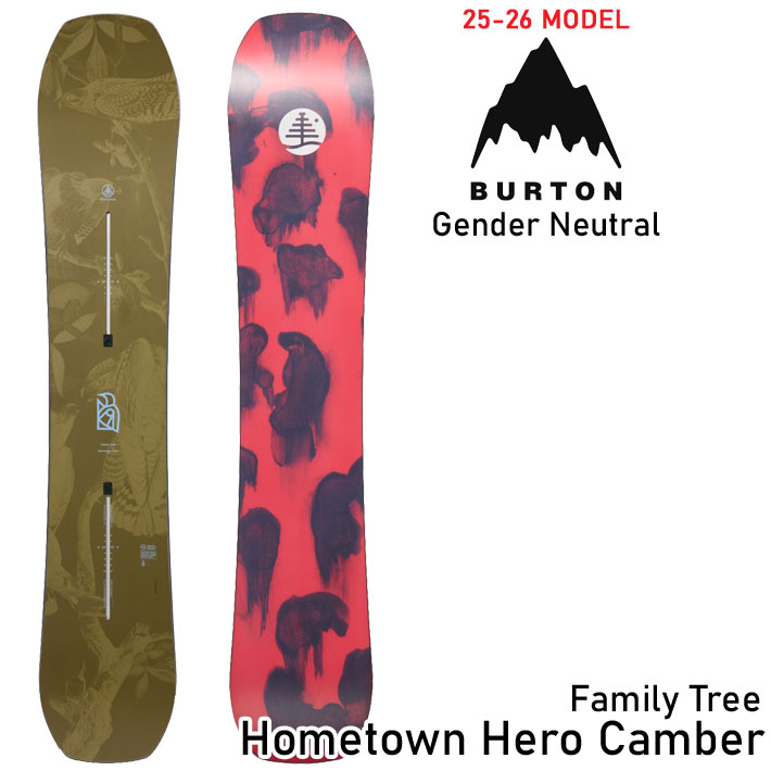 BURTON（バートン） 25-26 スノーボード BURTON Family Tree Hometown