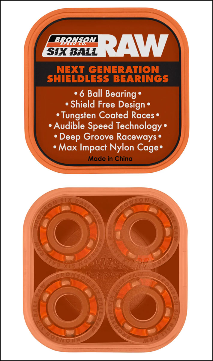 BRONSON SPEED ブロンソン スピード BEARING 6-BALL RAW スケート