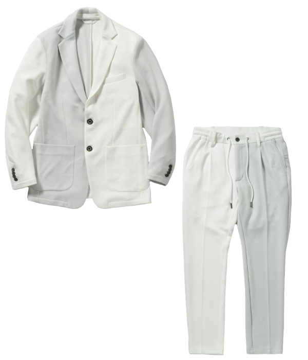 1PIU1UGUALE3 RELAX セットアップ メンズ クレイジーカラー スーツ