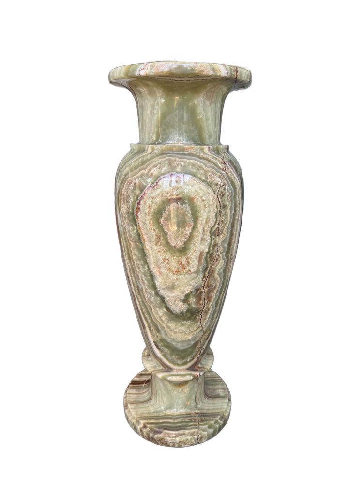 オニックス 花瓶 B オニキス インテリア 飾り 壺 天然石