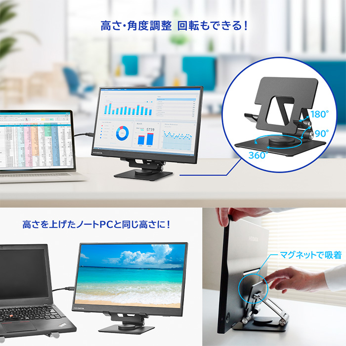 I-O DATA（アイ・オー・データ機器） 液晶モニタ 15.6型 IOデータ フル