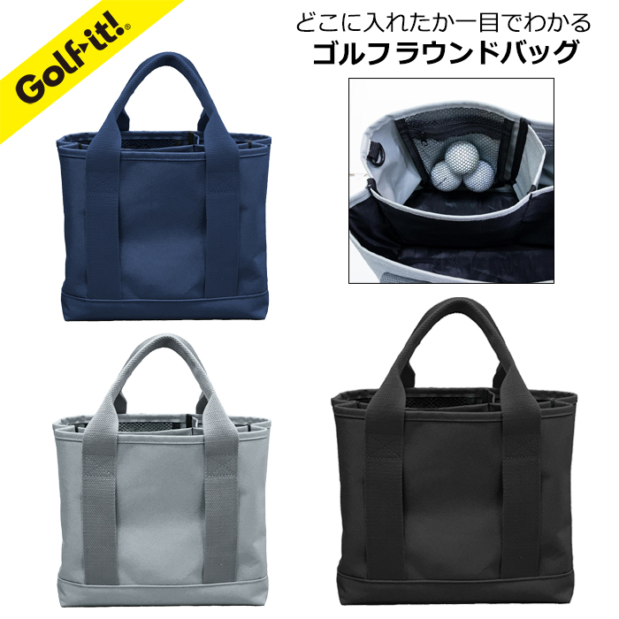 LITE（ライト） ゴルフバッグ カート 中身が見やすい GOLF ラウンド