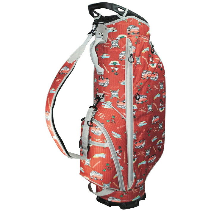 キャディバッグ 9.5型 軽量2.8kg 4分割 47インチ対応 合成繊維 全4色