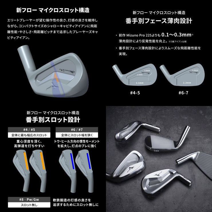 MIZUNO GOLF 20％OFFクーポン対象 ミズノ Mizuno Pro 243 アイアン