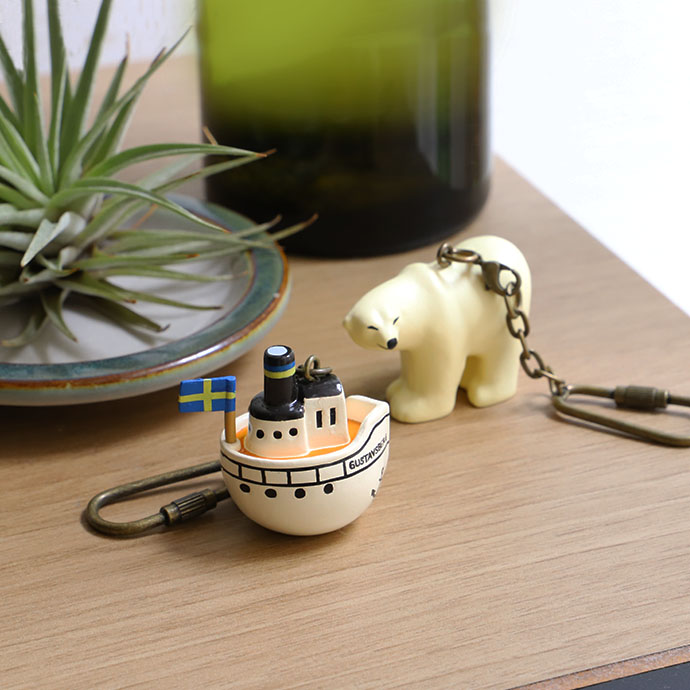 Lisa Larson（リサラーソン） キーホルダー 北欧 ライオン ネコ 動物