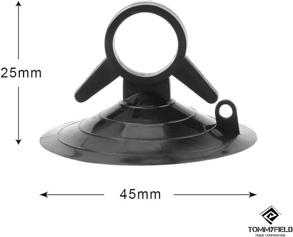サンシェード用吸盤 強力 車 フック 交換 固定 クリップ 50個( 黒