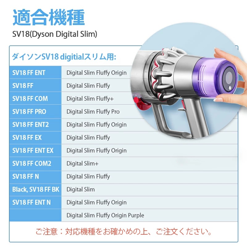 Dyson（ダイソン） SV18 フィルター 掃除機 V10 SV18 デジタルスリム