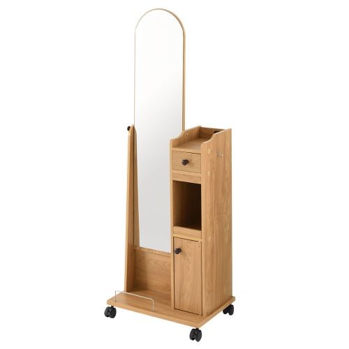 ぼん家具 ドレッサー おしゃれ 化粧台 鏡台 コスメワゴン コンパクト