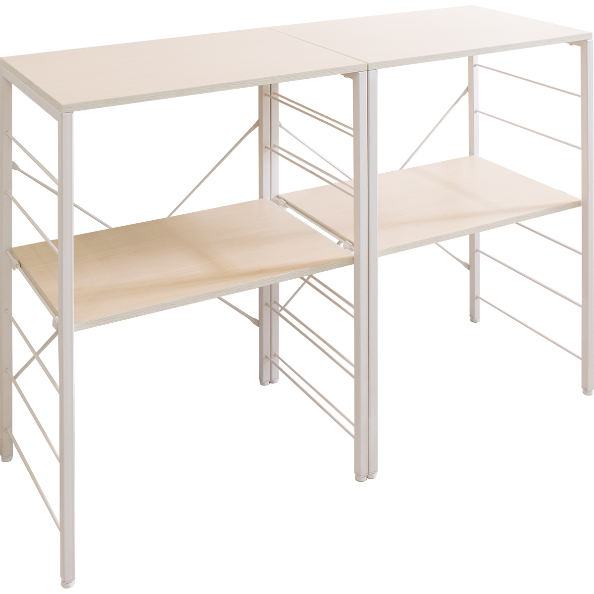 キッチンカウンター ゴミ箱上ラック 幅120cm スチールラック レンジ