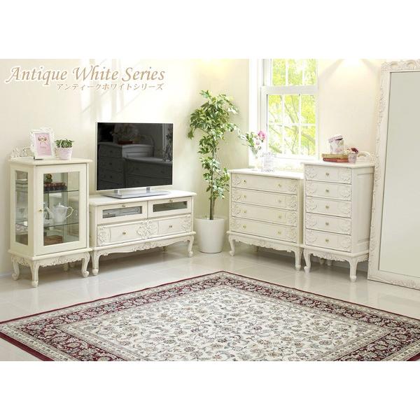 HAGiHARA（萩原） アンティーク チェスト 木製 4段 完成品