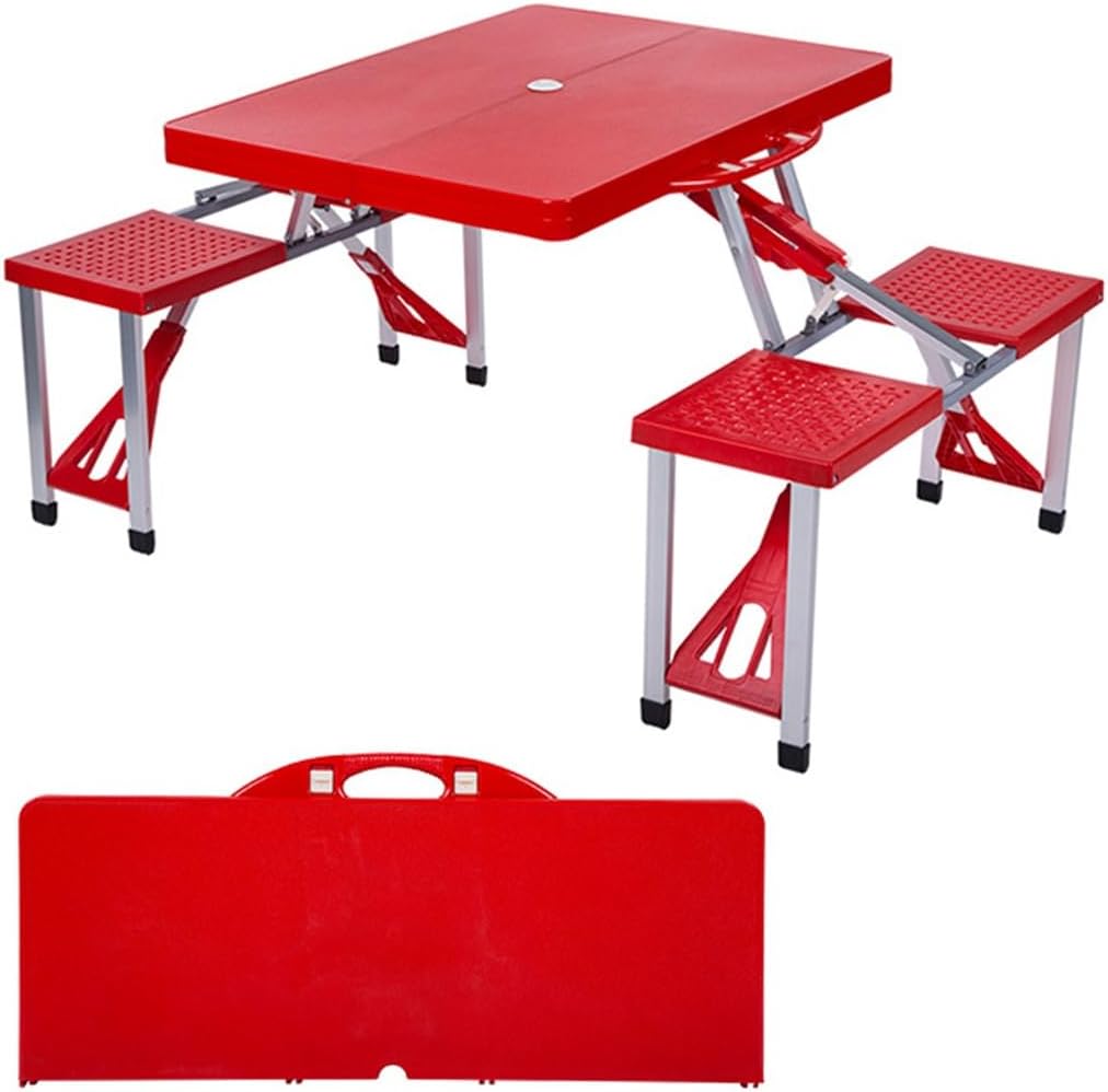 折りたたみキャンプテーブルセット テーブル?チェア一体型 ピクニック
