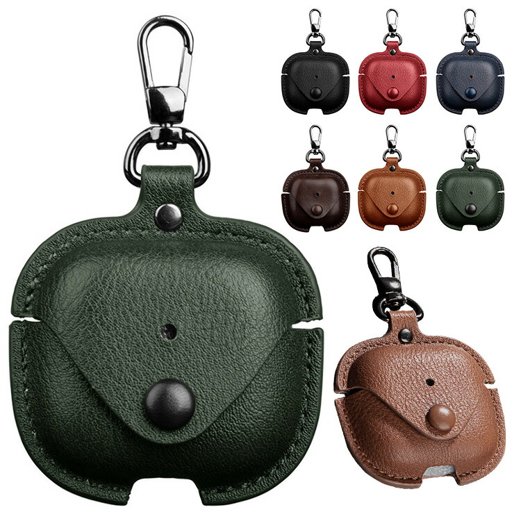 AirPods4 ケース AirPods 4 カバー PUレザー シンプル カラビナ付き